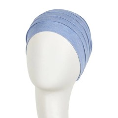 Turban Bamboo HocYOGA Light Blue Melange M173 OMC (1)